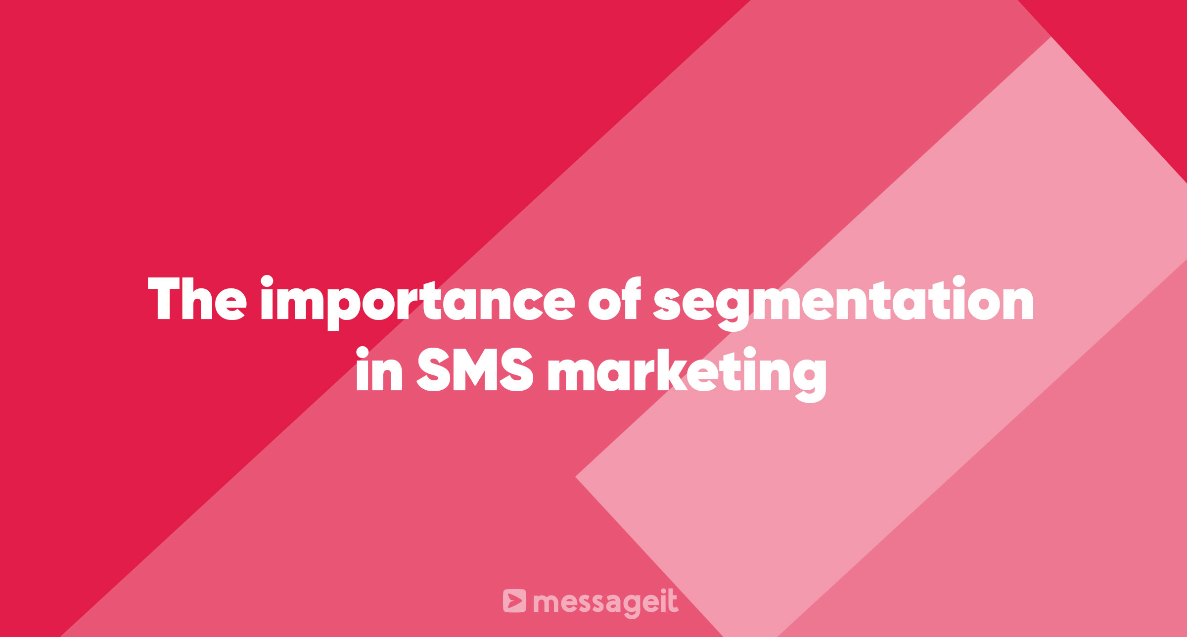 Article | The Importance of Segmentation in SMS Marketing