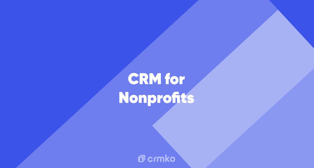 Article | CRM for Nonprofits