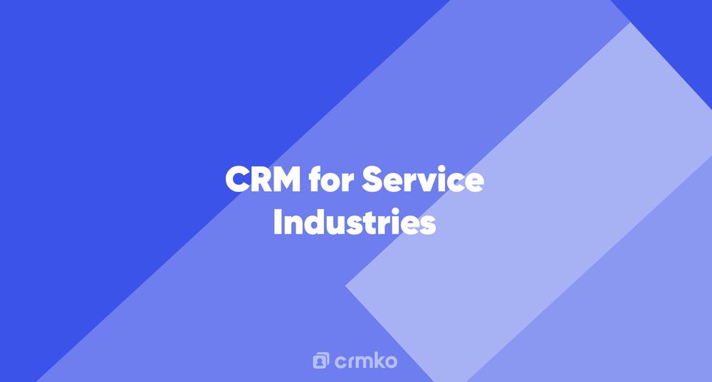 Article | CRM for Service Industries