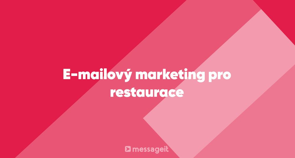 Článek | E-mailový marketing pro restaurace